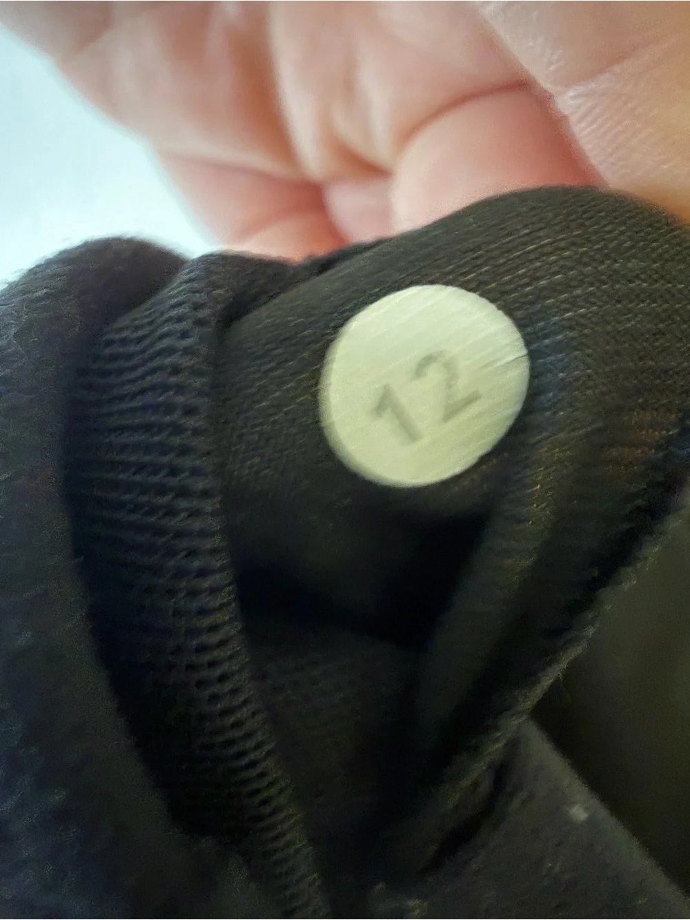 Lululemon Power Y Tank Luon Light Slope Stripe Silver Slate Heathered Black